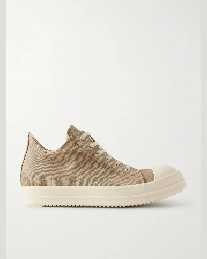DRKSHDW by Rick Owens Ramones Sneakers aus Denim Braun