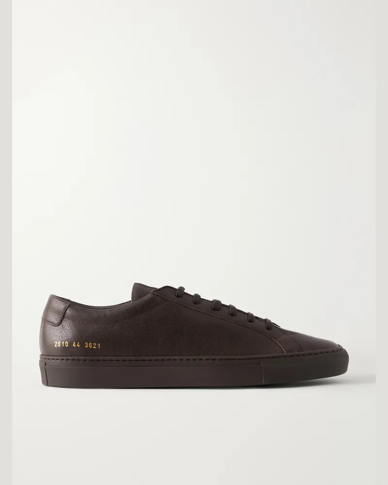 Common Projects Achilles Leather Sneakers Brown