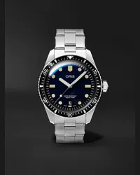 ORIS Divers Sixty-Five 40 mm Uhr aus Edelstahl mit automatischem Aufzug, Ref.-Nr.: 01 733 7707 4055-07 8 20 18 Blau