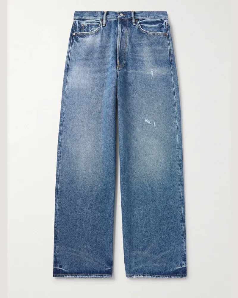 Acne Studios 1981 Wide-Leg Organic Jeans Blue