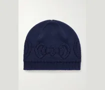 Logo-Intarsia Wool Beanie