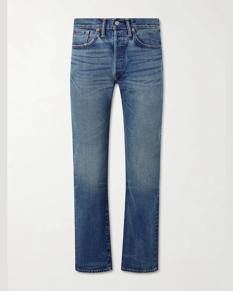 RRL Straight-Leg Jeans Blue