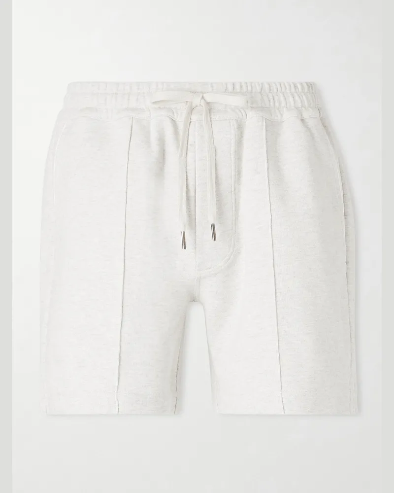 Tom Ford Cotton, Silk and Cashmere-Blend Jersey Shorts Gray