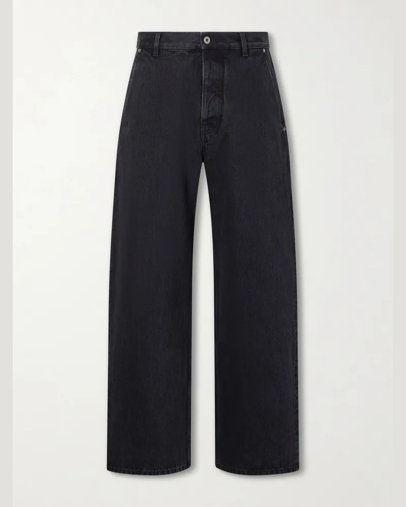 Loewe Wide-Leg Jeans Black