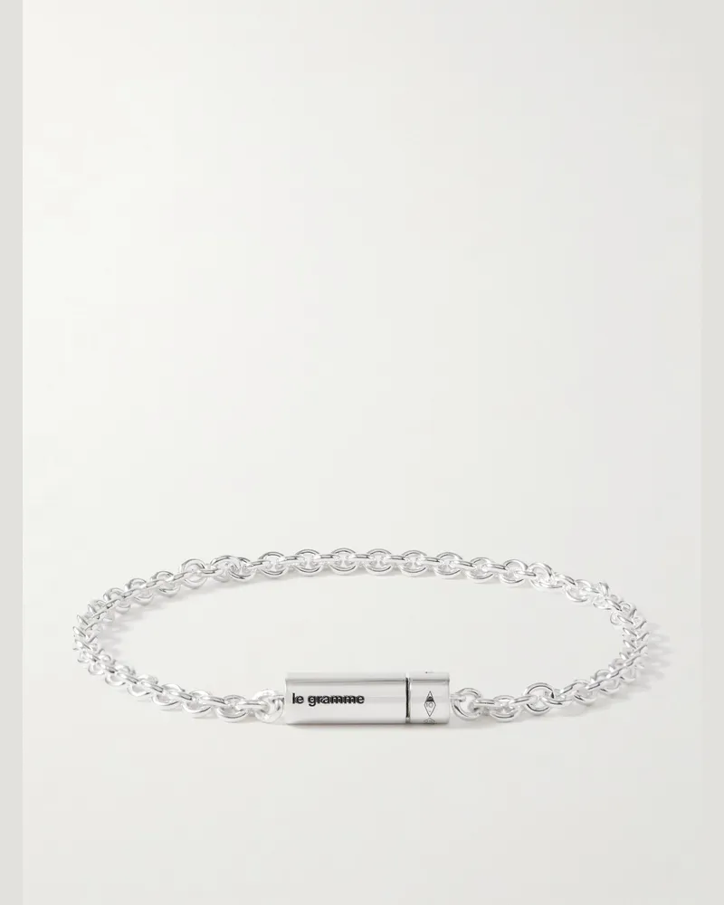 Le Gramme Le 11g Armband aus recyceltem Sterlingsilber Silber