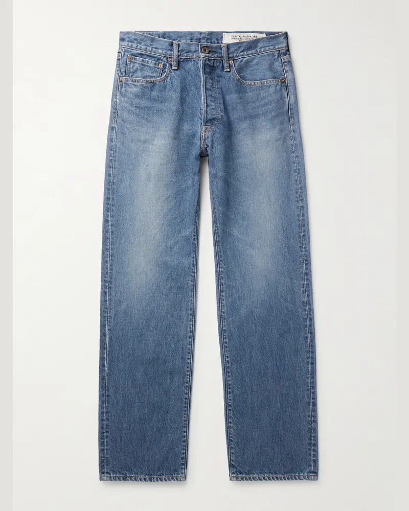 KAPITAL Straight-Leg Jeans Blue