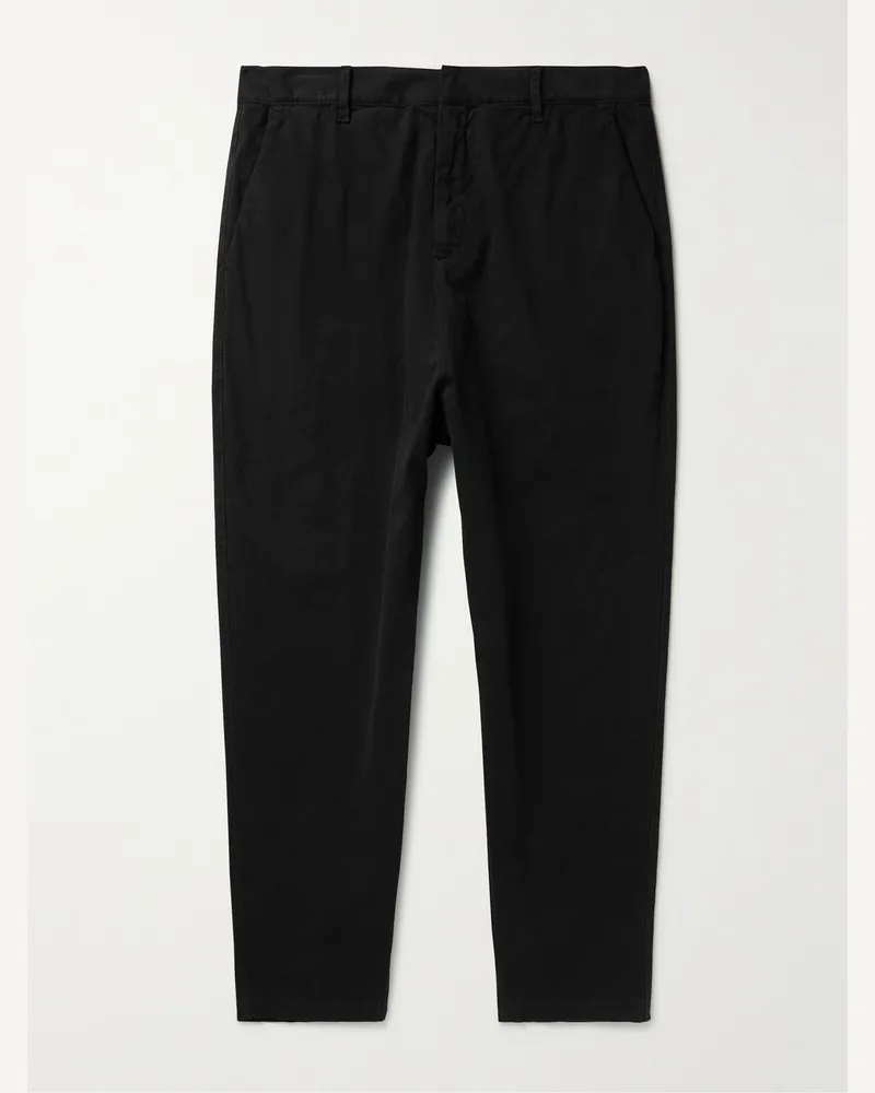 Nili Lotan Paris Hose aus Twill aus einer Baumwollmischung Schwarz