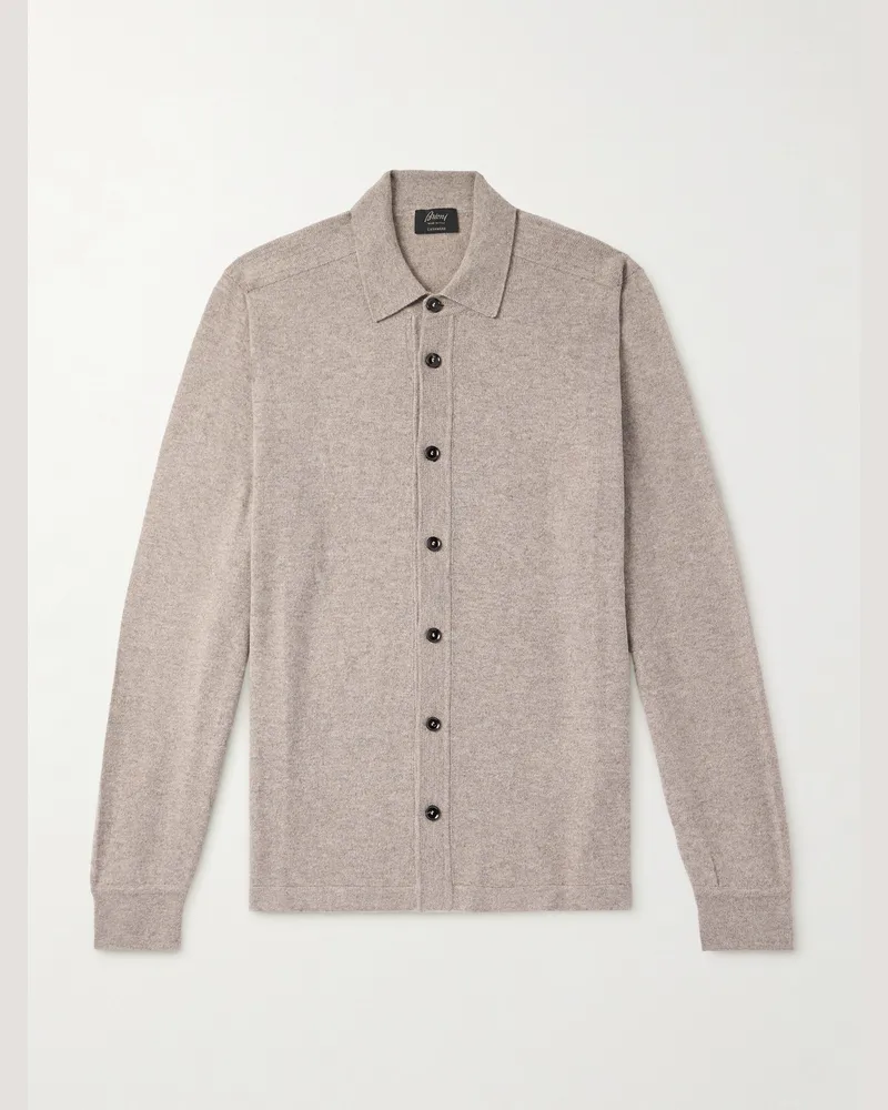 Brioni Cardigan aus Kaschmir Neutral