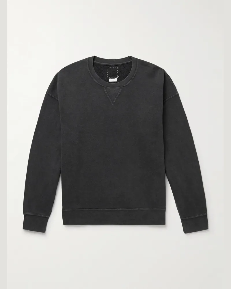 Visvim Jumbo SB Cotton-Jersey Sweatshirt Black