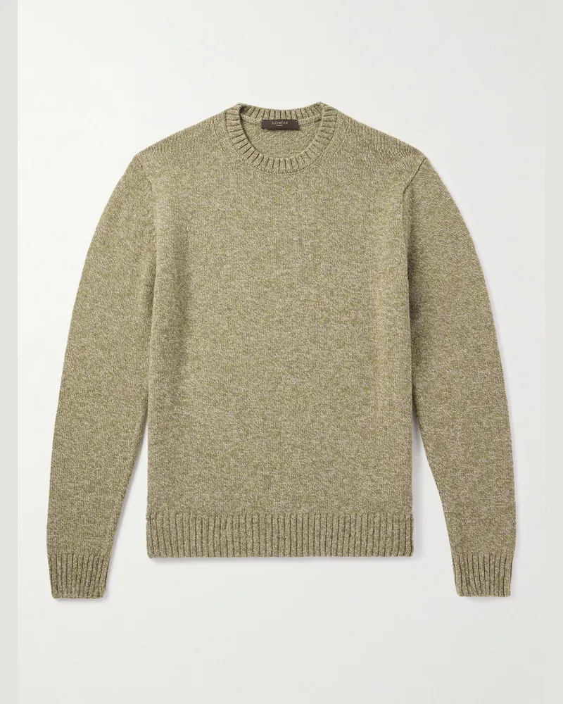 Incotex Zanone Pullover aus Schurwolle Grün