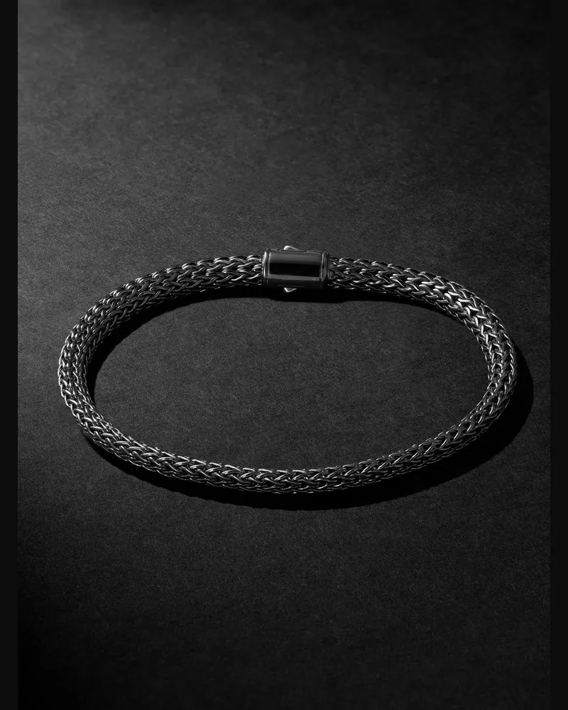 John Hardy Icon Rhodium-Plated Sterling Silver Bracelet Silver