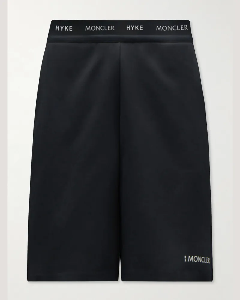 Moncler 4 Moncler HYKE Tapered Panelled Shell Trousers Blue