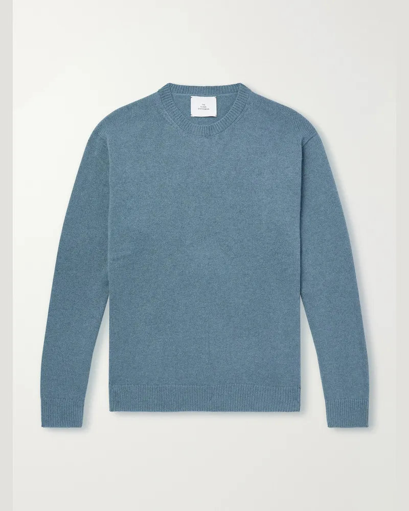 The Elder Statesman Statesman Cashmere Sweater Blue