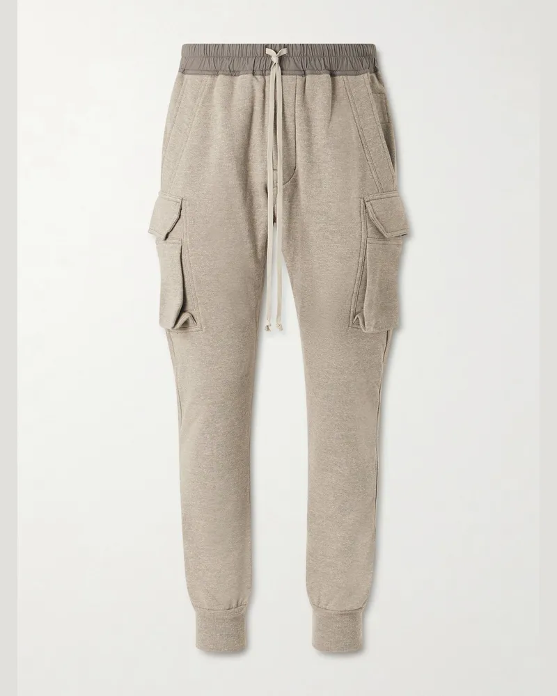 DRKSHDW by Rick Owens Mastodon schmal zulaufende Jogginghose aus Jersey aus einer Baumwollmischung Grau