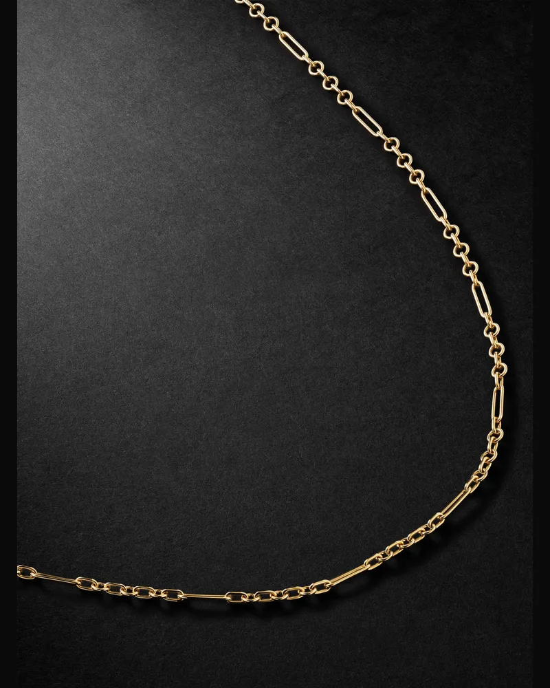 FOUNDRAE Mixed Clip Gliederkette aus 18 Karat Gold Gold