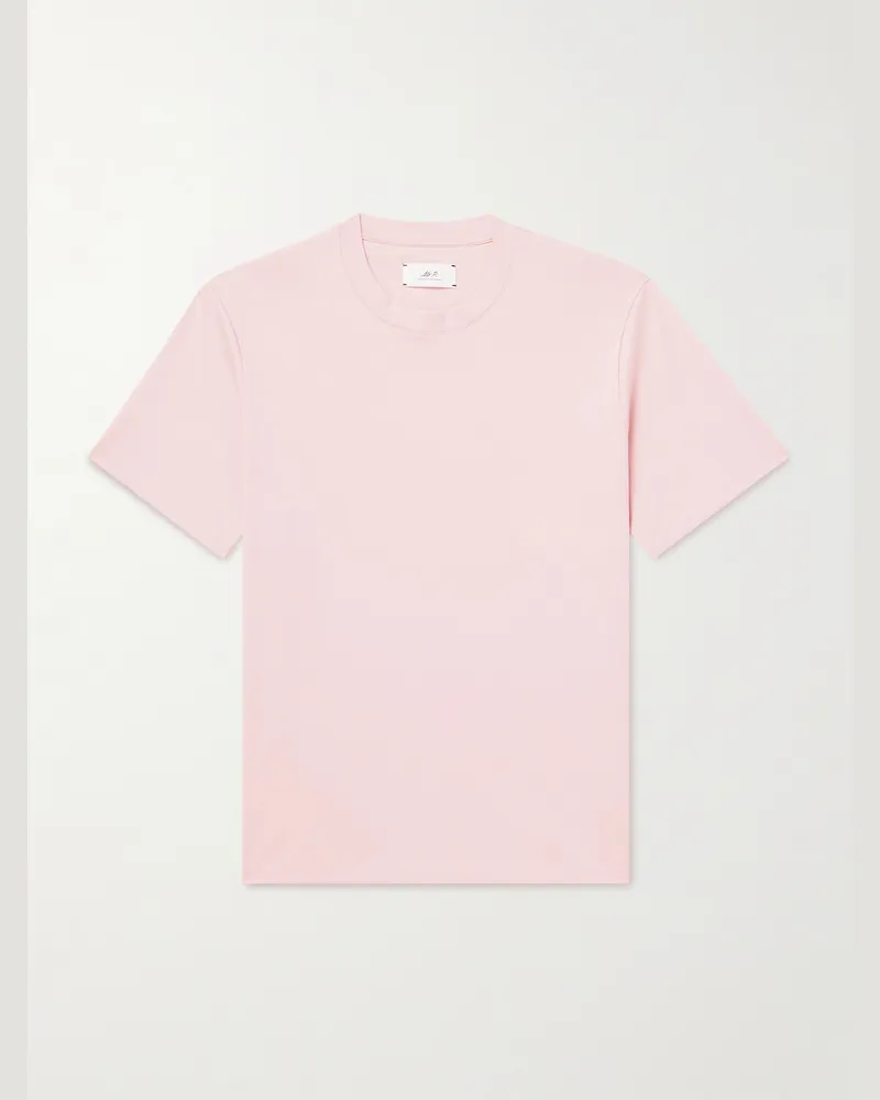 MR P. T-Shirt aus Jersey aus Bio- und recycelter Baumwolle Pink