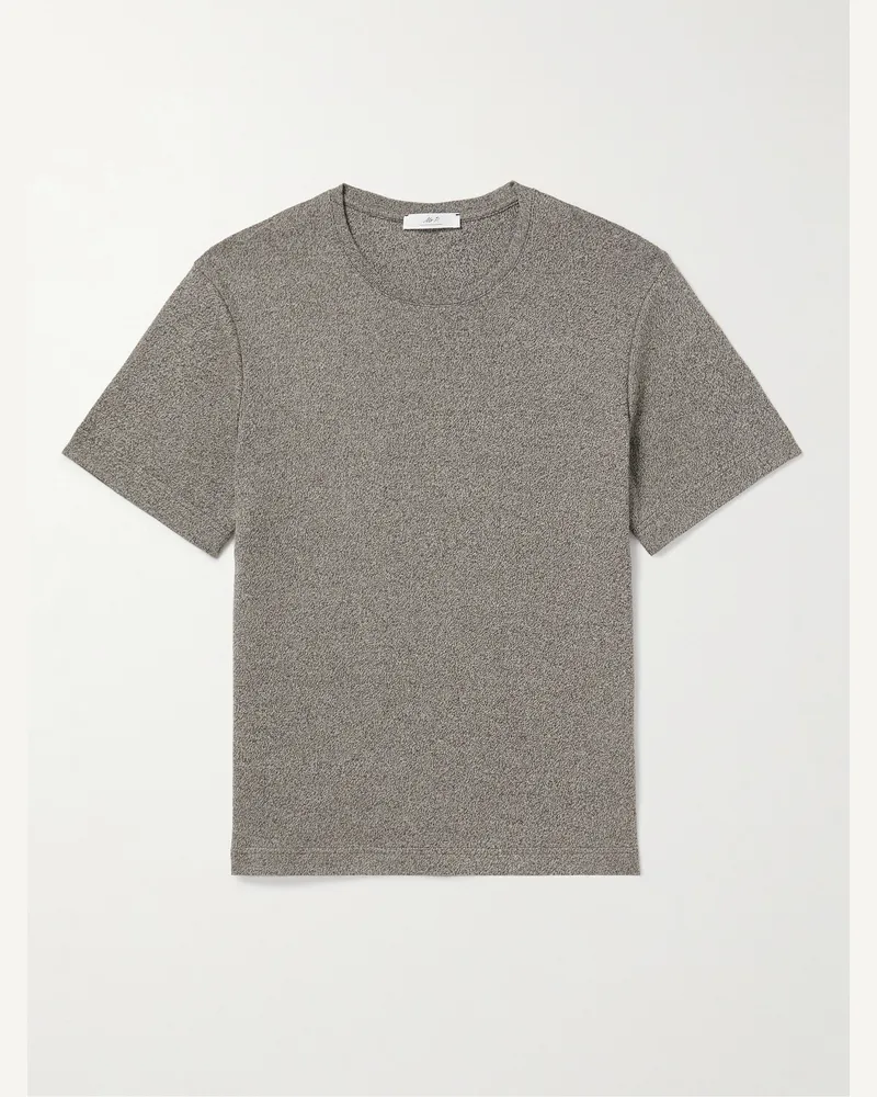 MR P. T-Shirt aus Baumwolle Braun