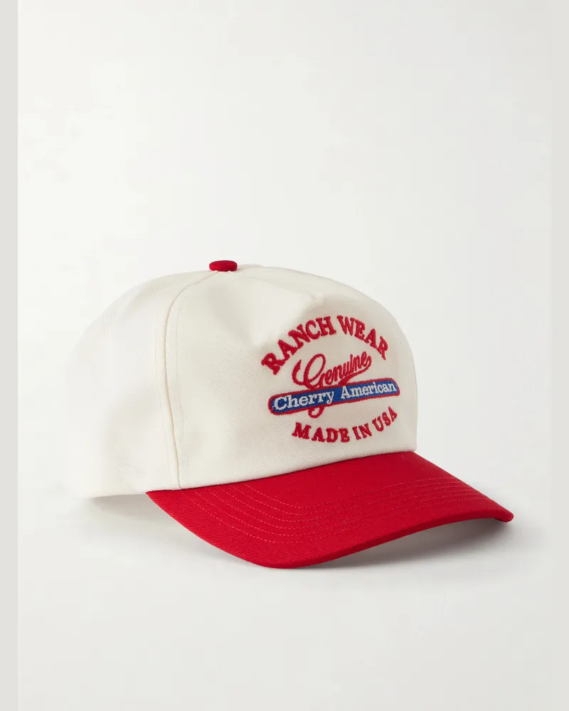 Cherry Los Angeles Ranch Wear Embroidered Twill Cap White