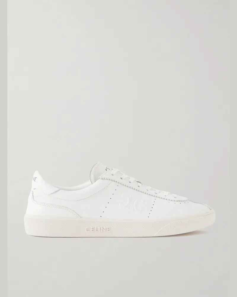 Celine Sneakers aus Leder Weiß