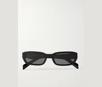 Rectangular-Frame Acetate Sunglasses
