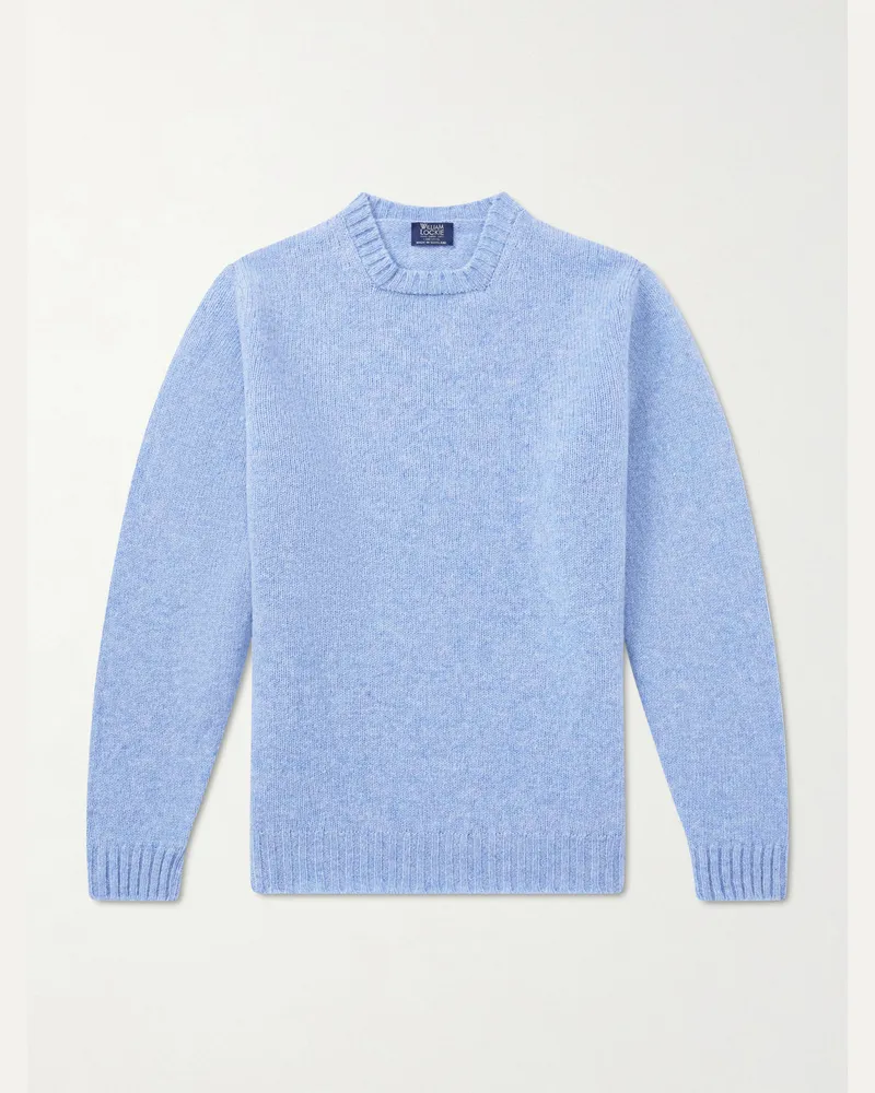 William Lockie Virgin Wool Sweater Blue