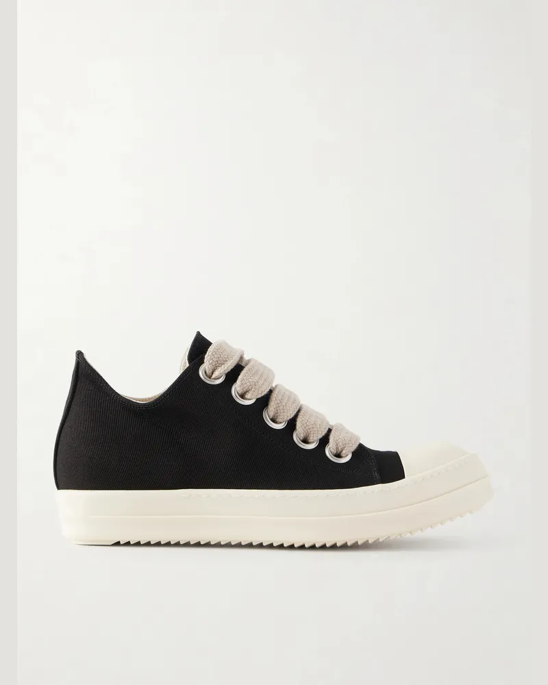 DRKSHDW by Rick Owens Jumbolace Denim Sneakers Black