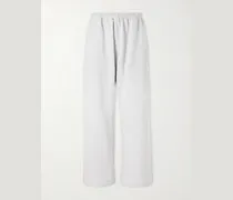 Prowser Oversized Wide-Leg Cotton-Blend Jersey Sweatpants
