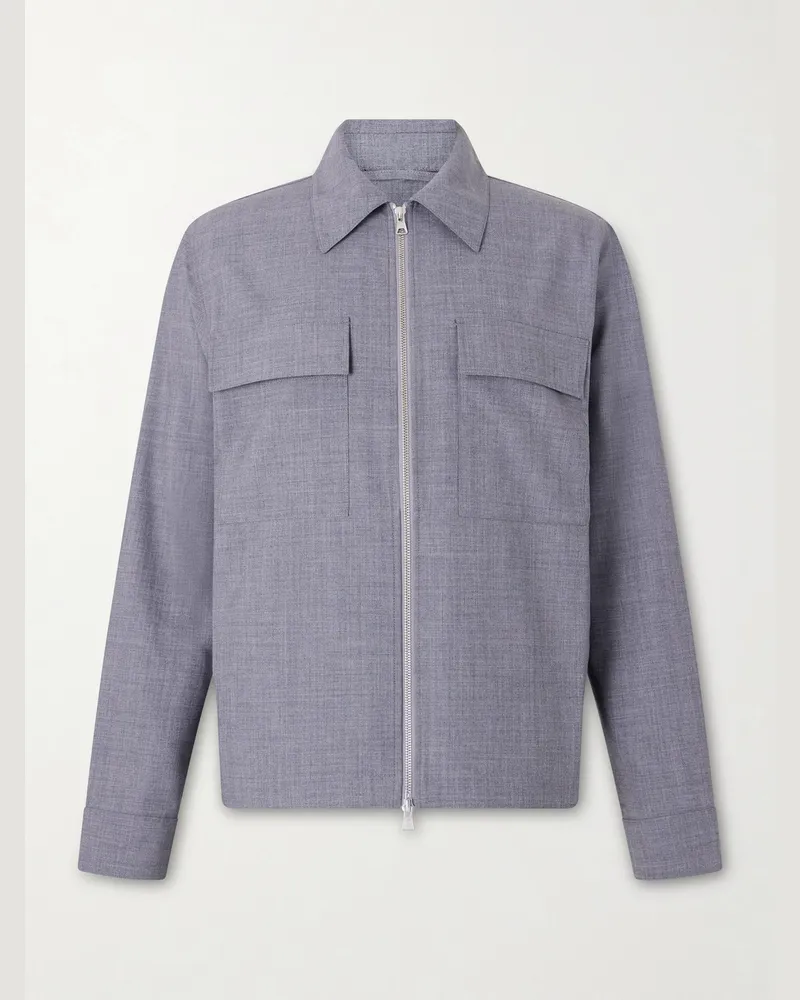 NN 07 Alban 10037 Zipped Jacket Gray