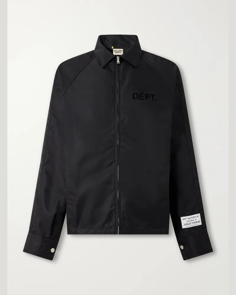 GALLERY DEPT. Montecito Logo-Embroidered Shell Jacket Black
