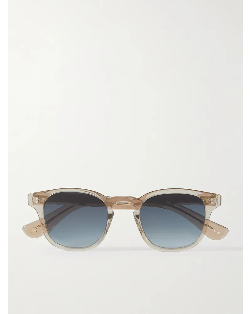 Garrett Leight Ace II Sonnenbrille mit D-Rahmen aus Azetat Neutral