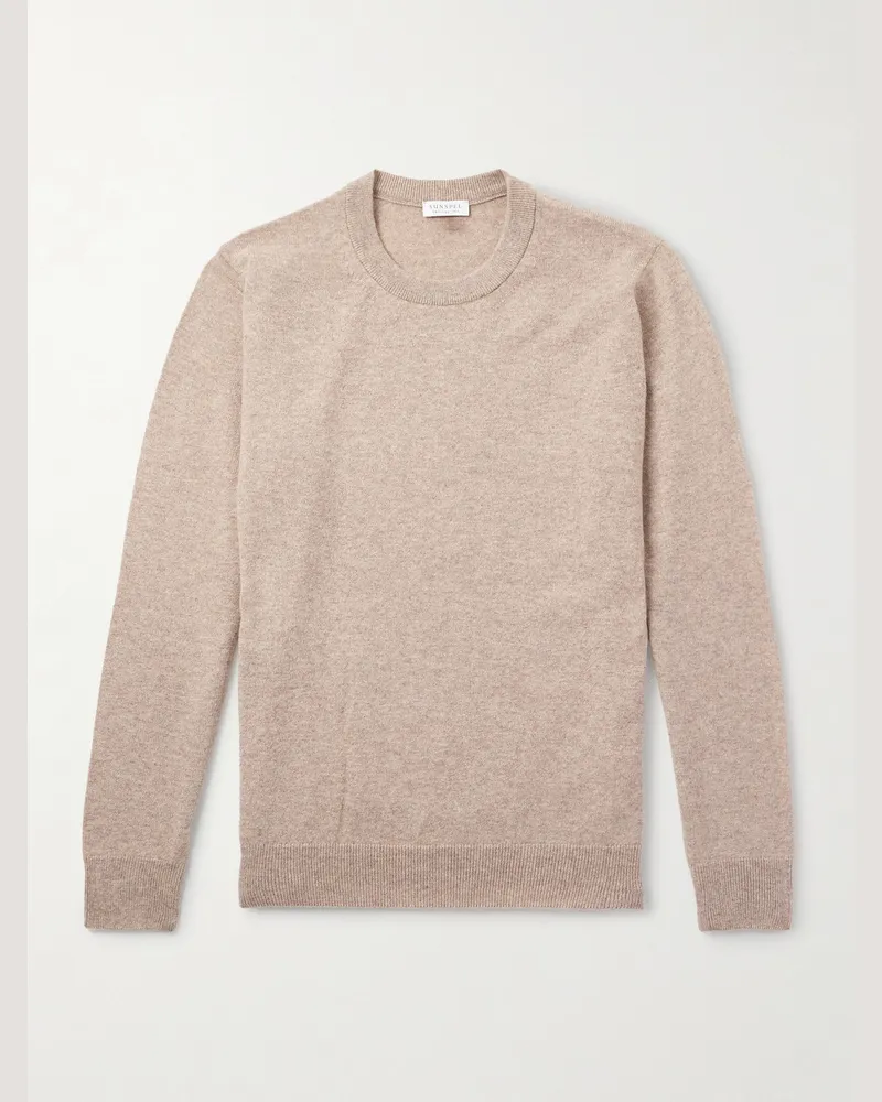 Sunspel Pullover aus Kaschmir Neutral