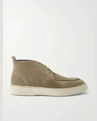 Officine Creative Italia Frame 002 Chukka-Stiefel aus Veloursleder Neutral