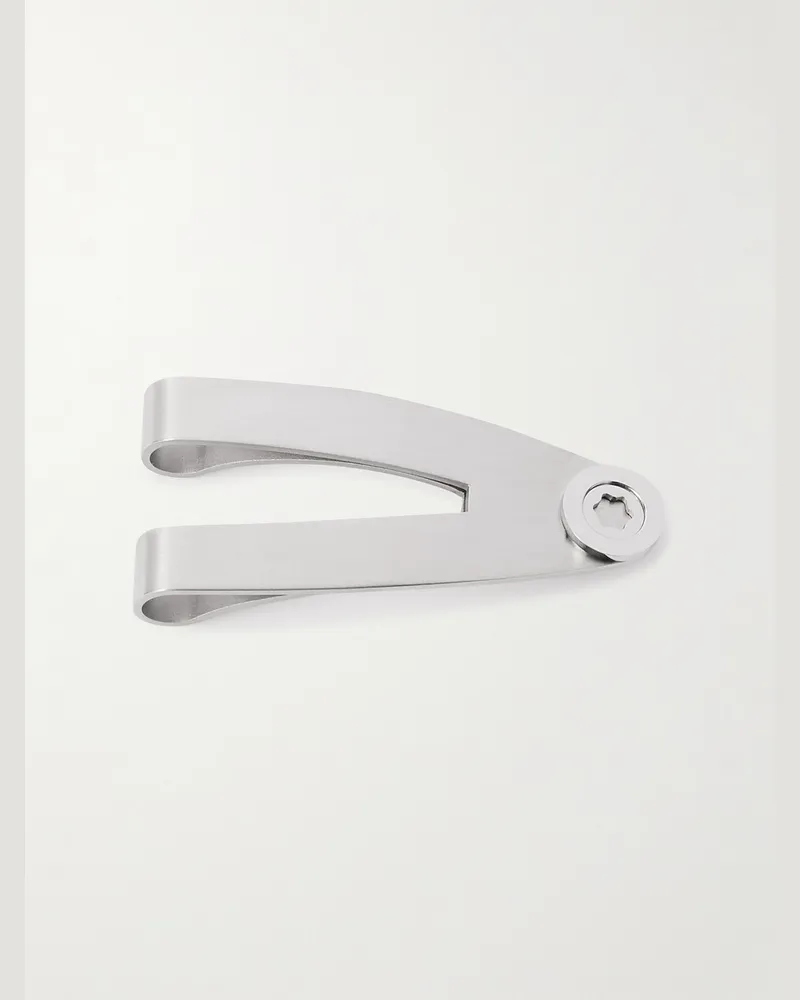 Montblanc Stainless Steel Money Clip Silver