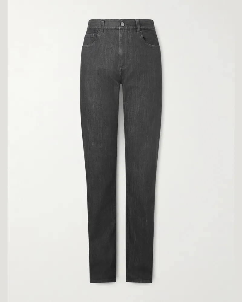 Canali Slim-Fit Jeans Black