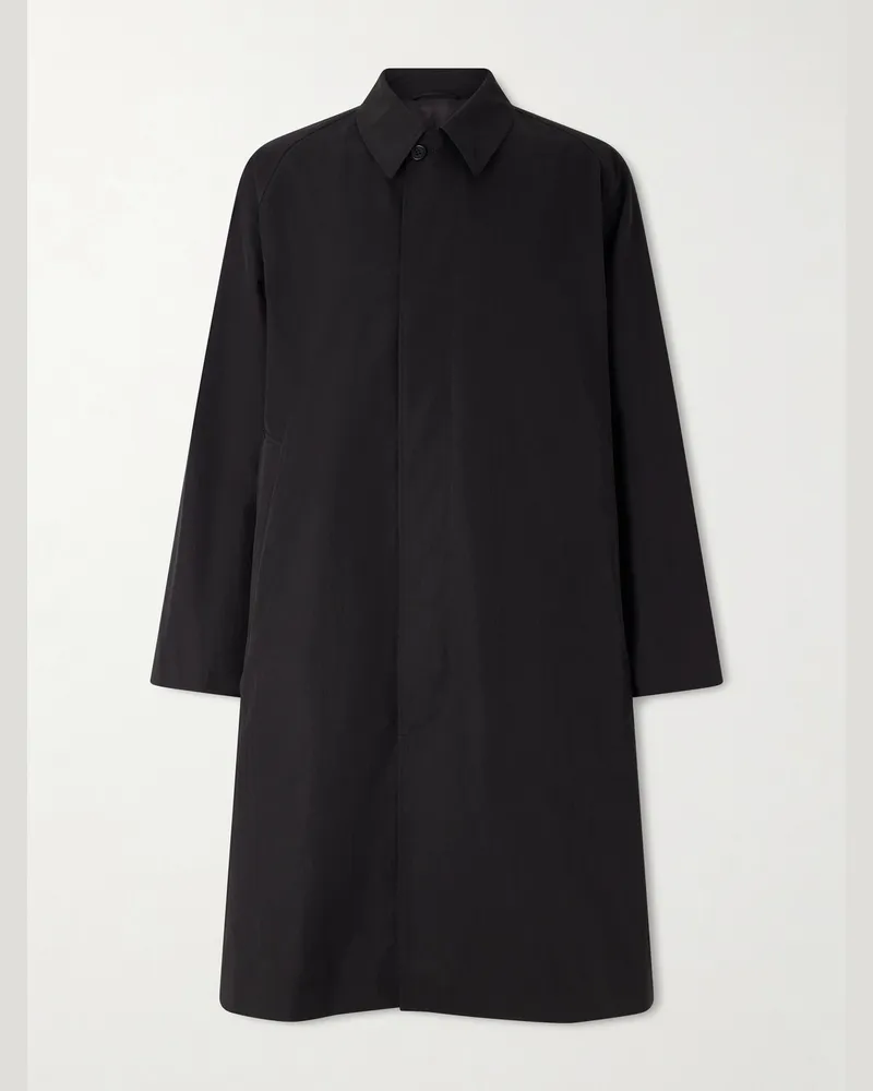 Kaptain Sunshine Walker Cotton-Blend Twill Coat Black