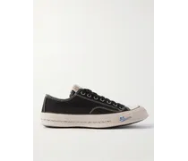 Skagway Sneakers aus Canvas mit Lederbesatz