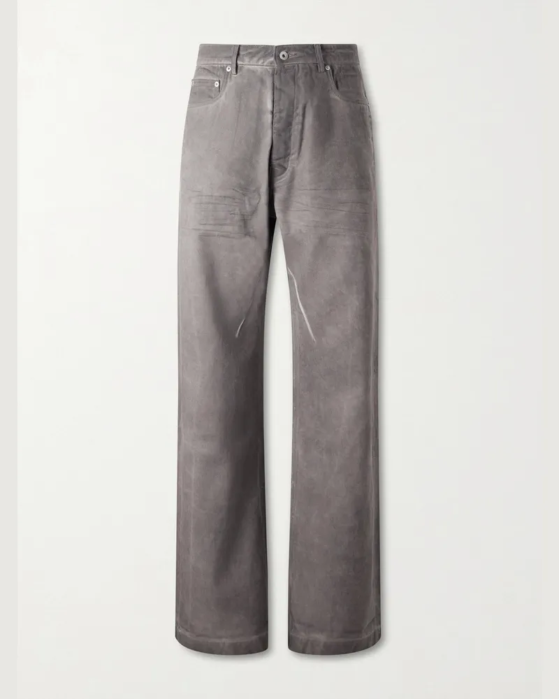 DRKSHDW by Rick Owens Geth Wide-Leg Jeans Gray