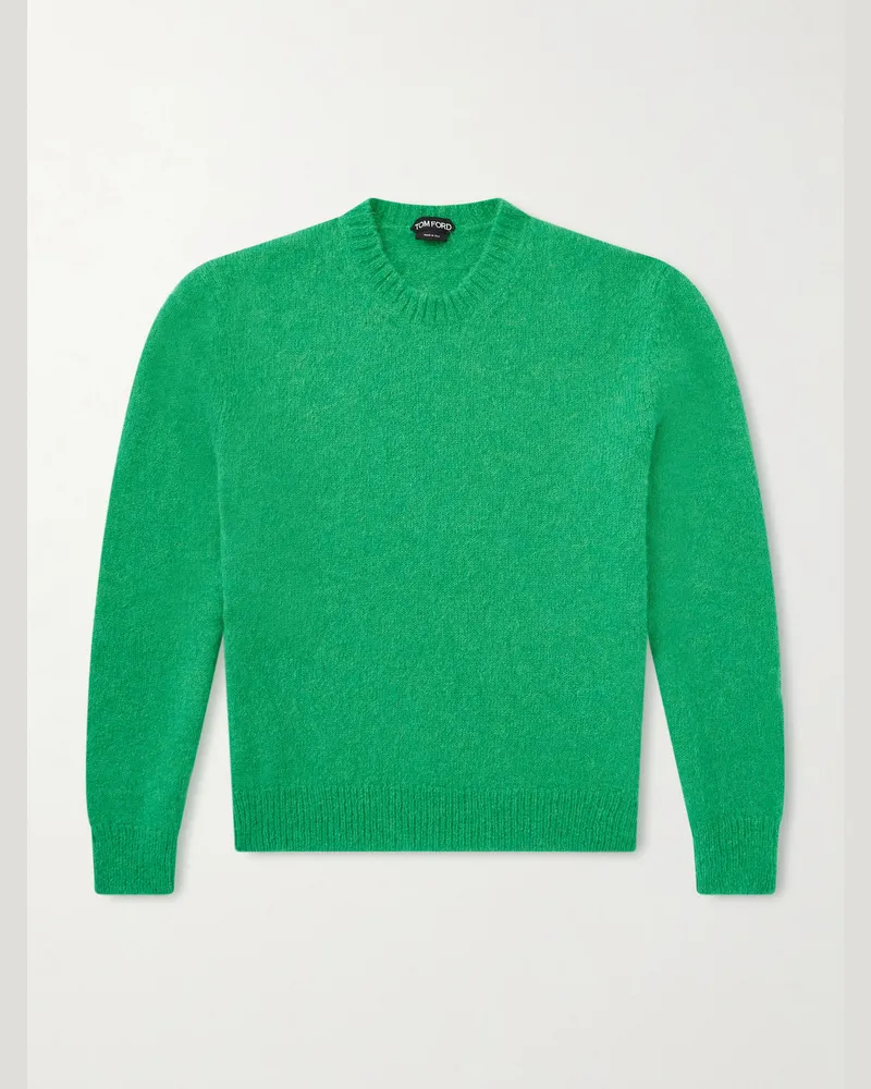 Tom Ford Pullover aus einer Alpakawollmischung Grün