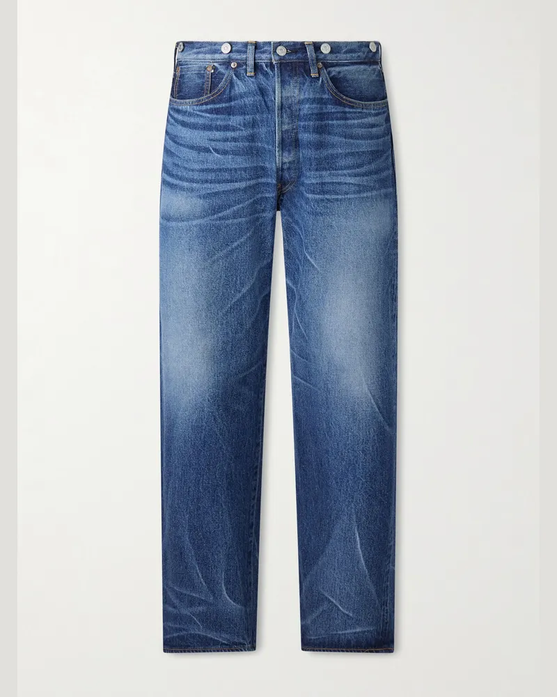Kaptain Sunshine 1930 Straight-Fit Selvedge Jeans Blue