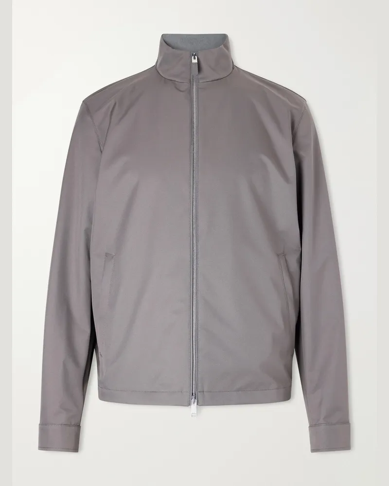 Ermenegildo Zegna Motorin 100cc Jersey Blouson Jacket Gray