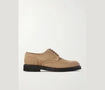 Suede Brogues