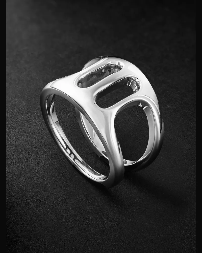HOORSENBUHS Phantom III Ring aus Sterlingsilber Silber