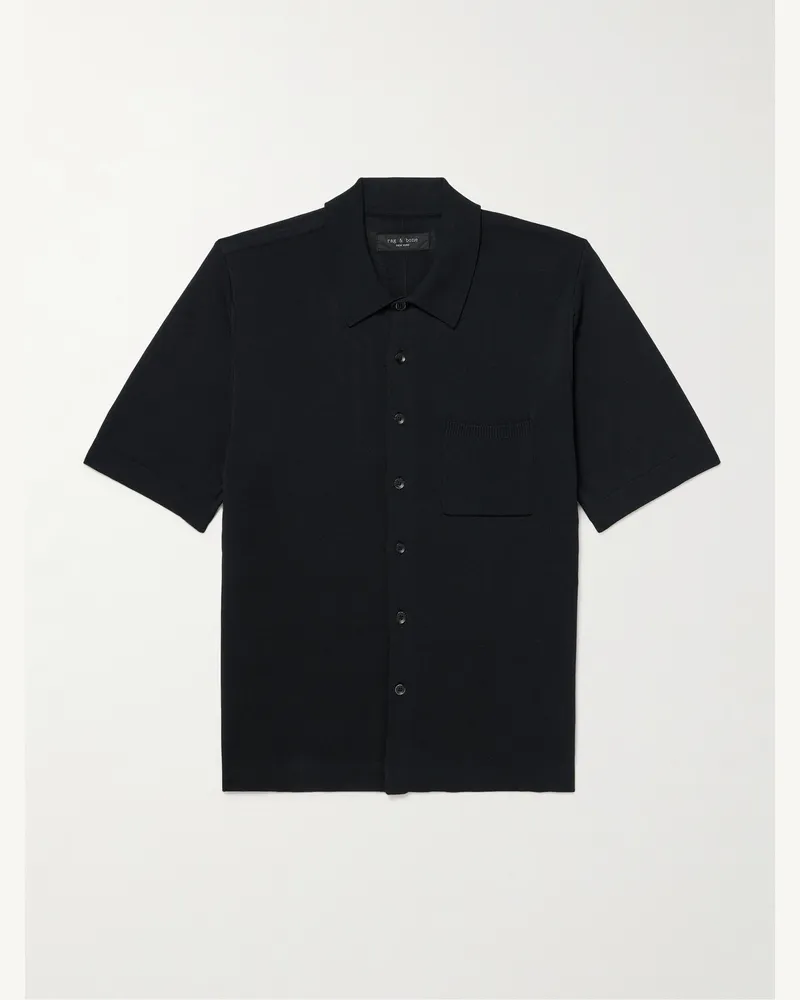 Rag & Bone Dalton Hemd aus einer Baumwollmischung Schwarz