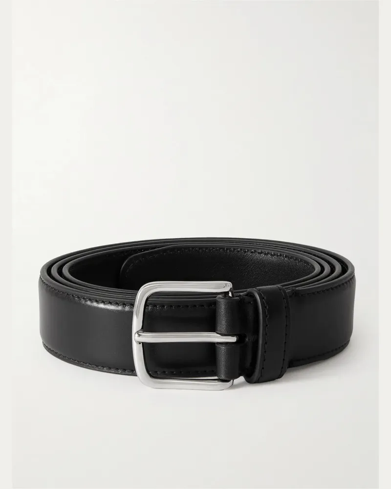 The Row Gürtel aus Leder, 3 cm Schwarz