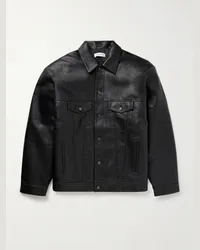 FRANKIE Shop Conan Jacke aus Kunstleder Schwarz