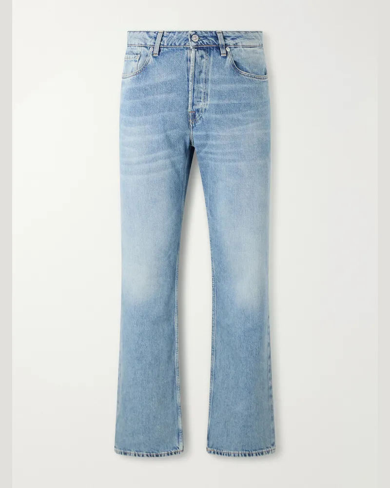 Our Legacy Slate Cut Straight-Leg Organic-Cotton Jeans Blue