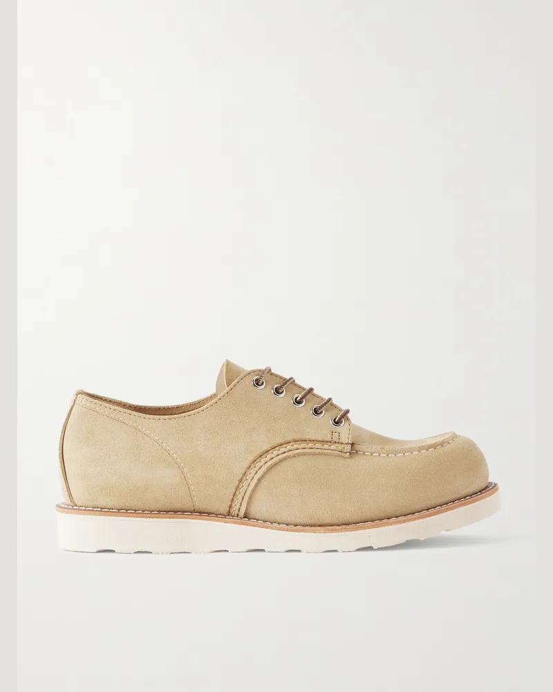 Red Wing Shoes 8079 Shop Moc Derby-Schuhe aus Oxford und Veloursleder Neutral