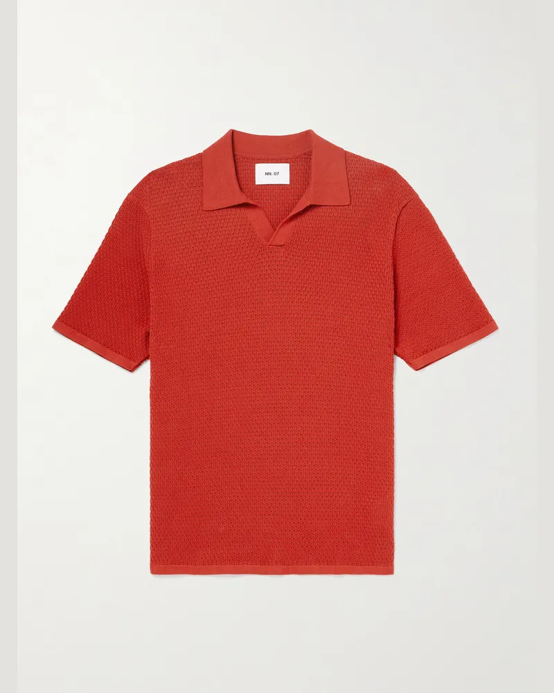 NN 07 Paul 60016 Cotton Polo Shirt Red