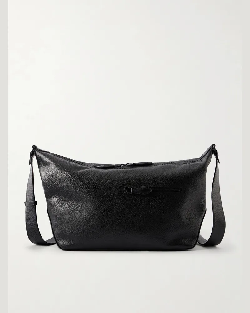 Berluti Toujours Full-Grained Leather Weekend Bag Black