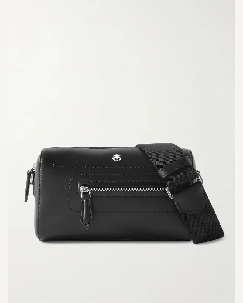 Montblanc 142 Mini Leather Belt Bag Black